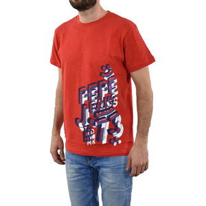 Pepe Jeans pánské červené tričko Sammi - XXL (254)